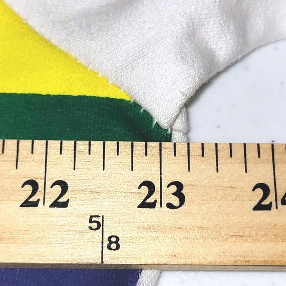 Las Vegas Pop Surf Apparel White Rainbow Cropped Hoodie Women Size XL NWT - Picture 4 of 7